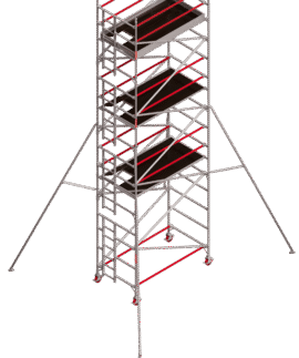 Double Width Aluminum Mobile Tower